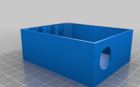 四足箱式台灯外壳