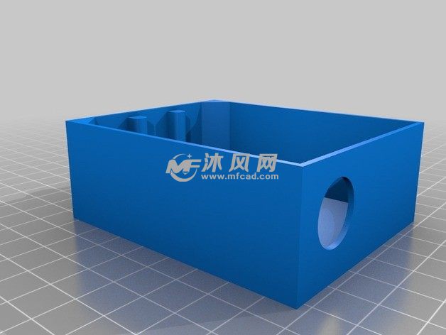 四足箱式台灯外壳