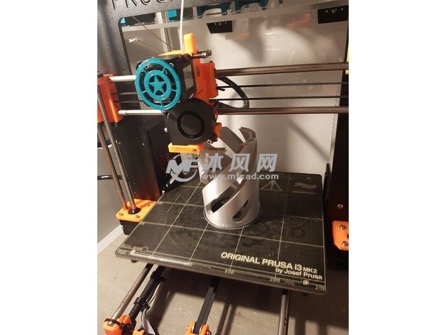 炫彩玻璃球台灯打印过程