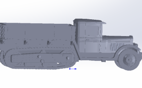 斗士坦克侧视图