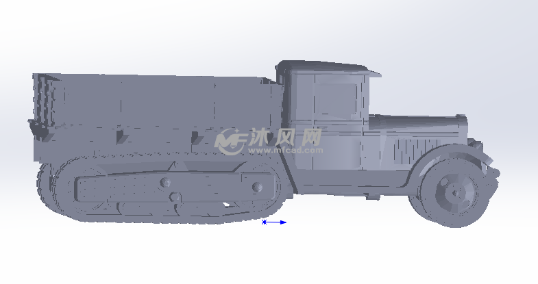 斗士坦克侧视图