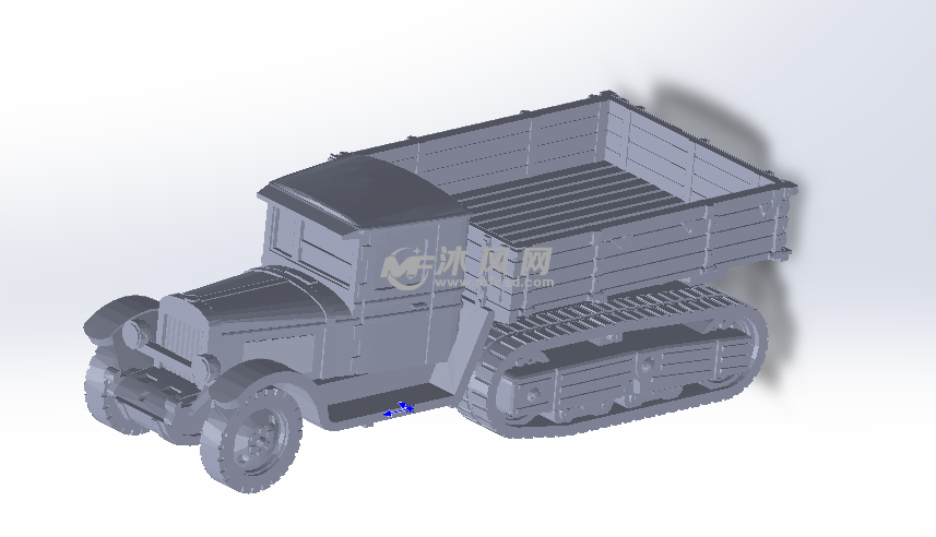 斗士坦克轴测图