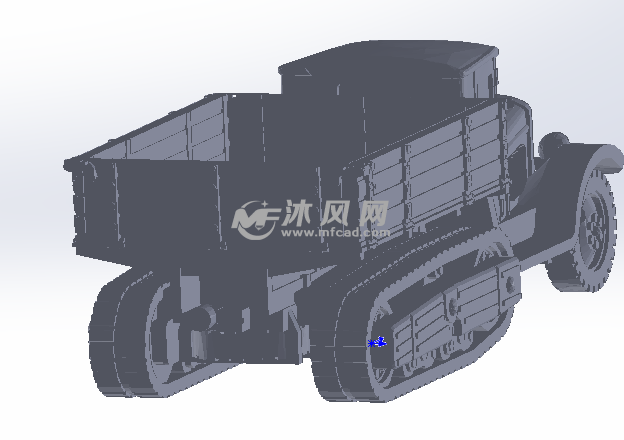 斗士坦克后视图