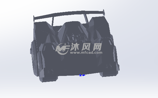 超音速赛车正视图