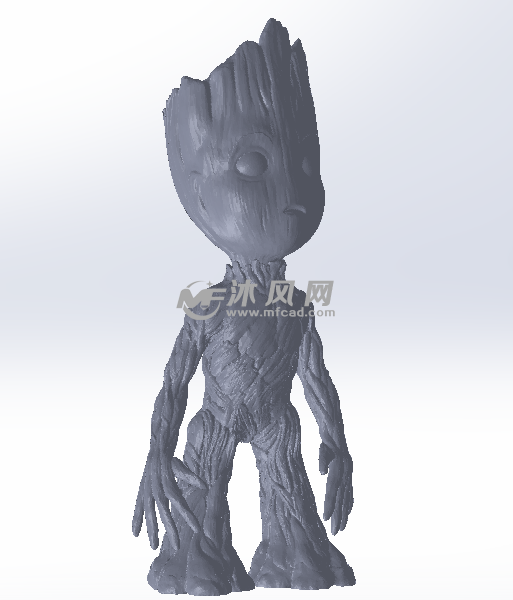 小树人格罗特正视图