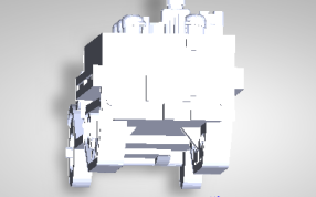 乐高战车后视图