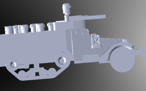 乐高战车侧视图