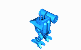 高达机器人轴测图
