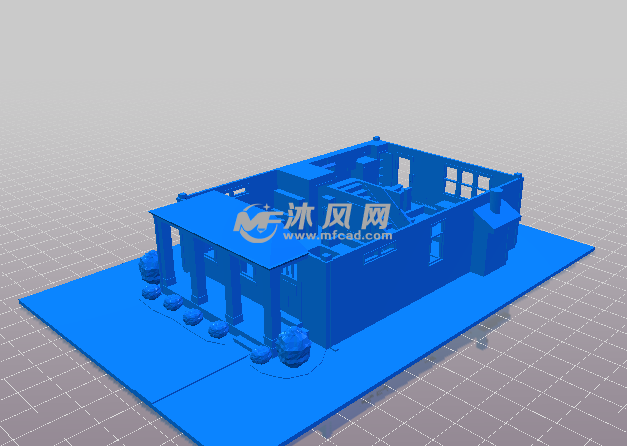 别墅一层基建设计