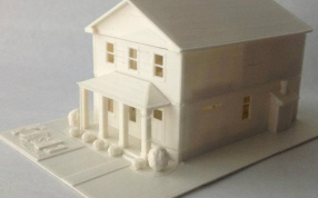 两层别墅建筑模型