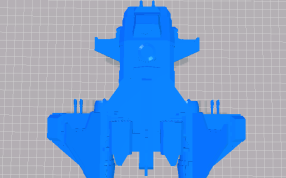 外星人的飞行器的上视图