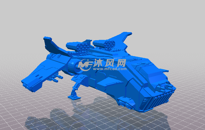 外星人的飞行器轴测图