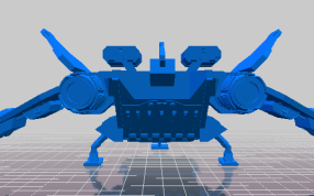 外星人的飞行器的后视图