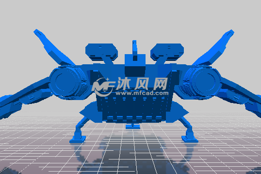 外星人的飞行器的后视图