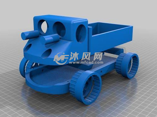 玩具车的轴测图