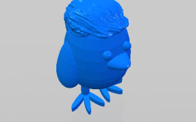 小鸡模型轴测图