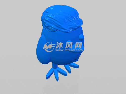 小鸡模型轴测图