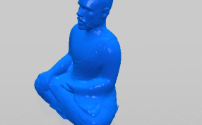 打坐和尚轴测图