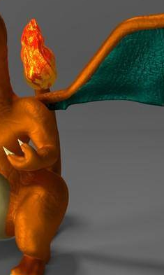 金色龙的翅膀还有尾巴