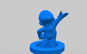 马里奥的后视图