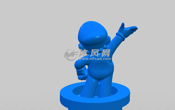 马里奥的后视图