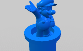 马里奥的侧视图