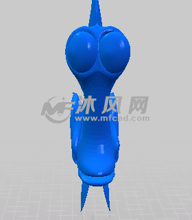 大眼鱼的正视图