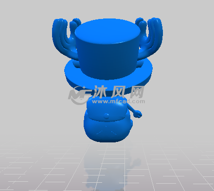 大帽子娃娃后视图