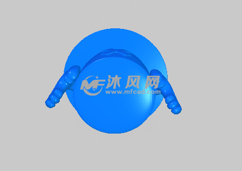 大帽子娃娃上视图