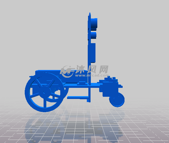 平板车的侧视图