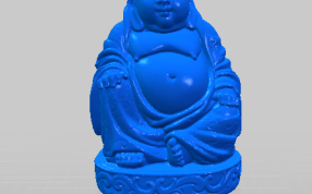 弥勒佛的正视图