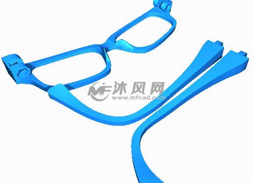 眼镜三维模型