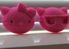 可爱的kt猫打印模型