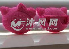 可爱的kt猫打印模型