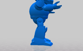 机械人的侧视图