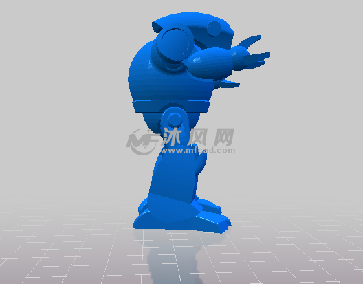 机械人的侧视图