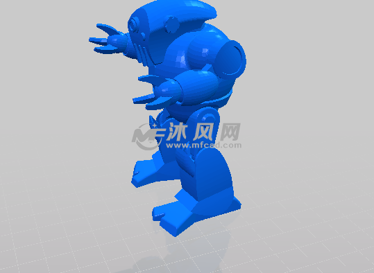 三爪机械人的轴测图