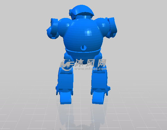 机械人的后视图