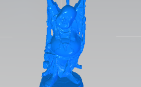 笑面佛的正视图