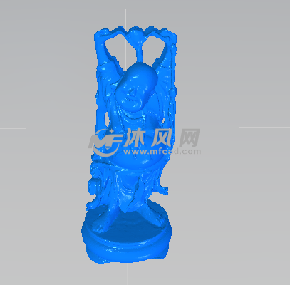 笑面佛的正视图