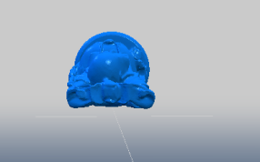 笑面佛的顶部视图