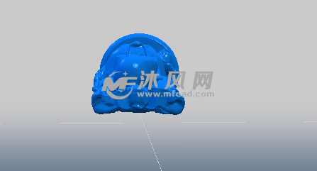 笑面佛的顶部视图