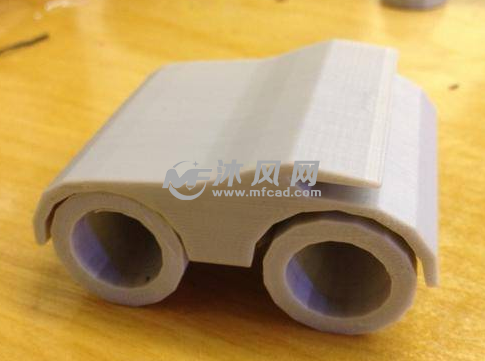 小车的打印模型