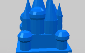 玩具城堡模型打印设计