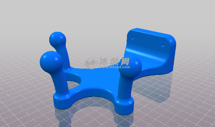 挂衣架的轴测图