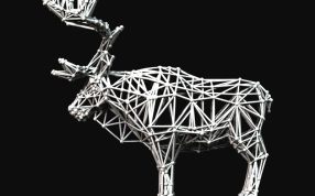 正视图镂空姿势