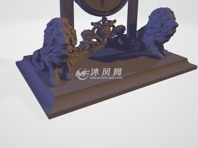 两头狮子很神态