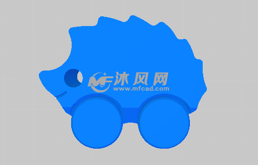 刺猬模型小车
