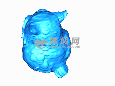 猫头鹰的后视图