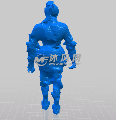 盔甲勇士后视图